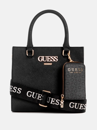 Guess Factory Tremblay Small Satchel In Black