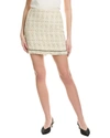 Cinq À Sept Doris Wool-blend Skirt In White