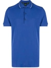 HUGO BOSS MEN'S PAULLE 4 NCSA SHORT SLEEVE POLO IN ROYAL BLUE