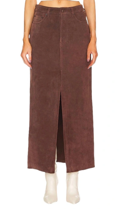 Still Here Lima Skirt In Brown