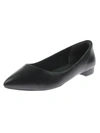 Rockport Adelyn Womens Leather Pointed Toe Ballet Flats In Black