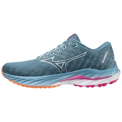 Mizuno Wave Inspire 19 Provincial Blue/white 411398.5b00 Women's In Multi