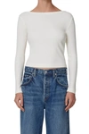 Citizen Of Humanity Bina Crewneck Top In Canvas In Multi