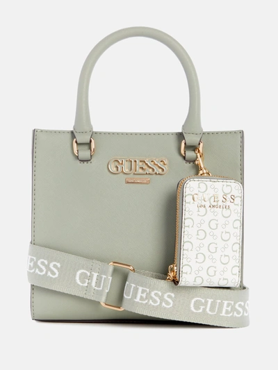 Guess Factory Tremblay Small Satchel In Pink