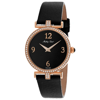 Mathey-tissot Women's Gaia Black Dial Watch