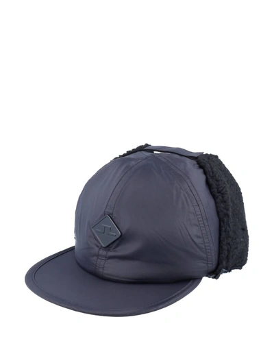 J. Lindeberg Nylon Pile Cap In Black