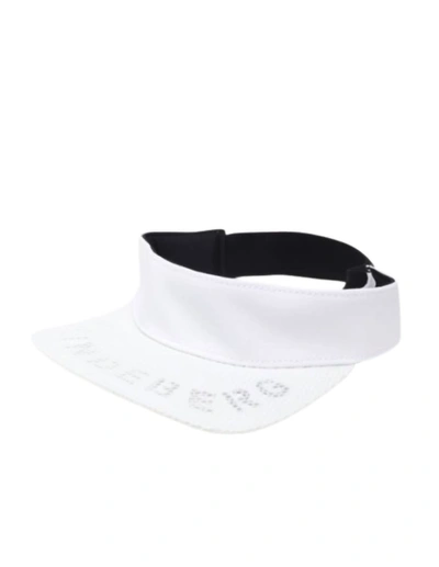 J. Lindeberg Rex Golf Visor In White