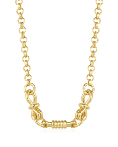 Luv Aj Horsebit Necklace In Gold