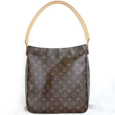 Pre-owned Louis Vuitton Looping Gm Canvas Shopper Bag () In Brown