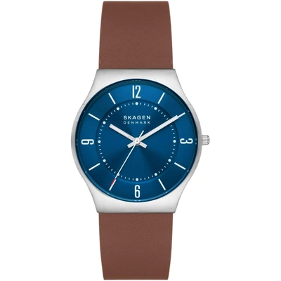 Skagen Men's Espresso Blue Dial Watch