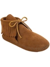 MINNETONKA WOMENS SUEDE FRINGE MOCCASINS