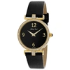 Mathey-tissot Women's Gaia Black Dial Watch In Black
