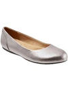 SOFTWALK SONOMA WOMENS LEATHER PADDED INSOLE BALLET FLATS