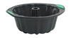 Trudeau Structure Silicone 10 Cup Fluted Cake Pan, Grey/mint
