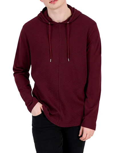 Inc Mens Hoodie Pullover T-shirt In Red