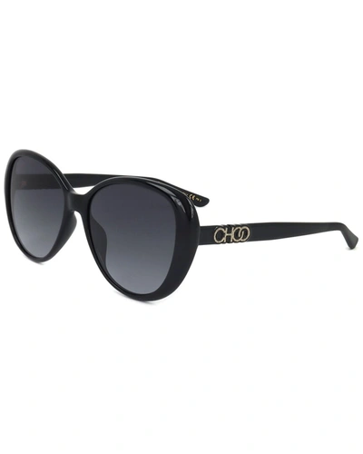 Jimmy Choo Women's Amirags 57mm Sunglasses In Black