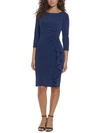 JESSICA HOWARD WOMENS GATHERED KNEE LENGTH COCKTAIL AND PARTY DRESS