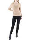 ANNE KLEIN WOMENS KNIT PERFORATED CARDIGAN SWEATER