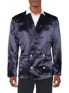 AND NOW THIS MENS SATIN SUIT SEPARATE DOUBLE-BREASTED BLAZER