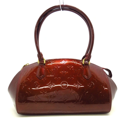 Pre-owned Louis Vuitton Sherwood Patent Leather Shoulder Bag () In Red