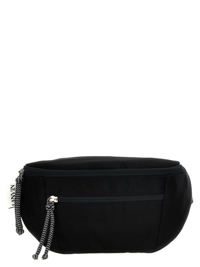 Lanvin Small Curb Belt Bag In Black