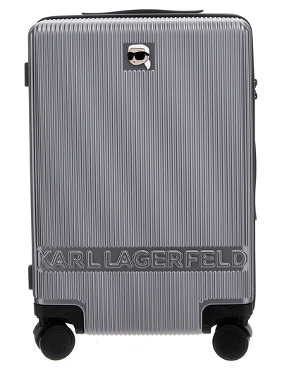 Karl Lagerfeld K/ikonik Lifestyle Silver In Metallic