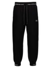 DOLCE & GABBANA LOGO JOGGERS PANTS BLACK