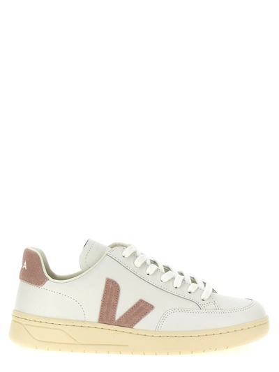 Veja V-12 Sneakers Pink In Extra-white_babe
