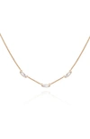 VINCE CAMUTO NAVETTE MARQUISE CRYSTAL PENDANT NECKLACE