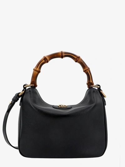 GUCCI GUCCI WOMAN DIANA WOMAN BLACK HANDBAGS