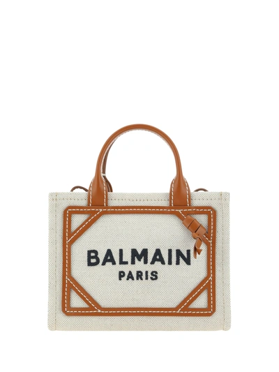 Balmain Handbag  Woman Colour Natural In Beige