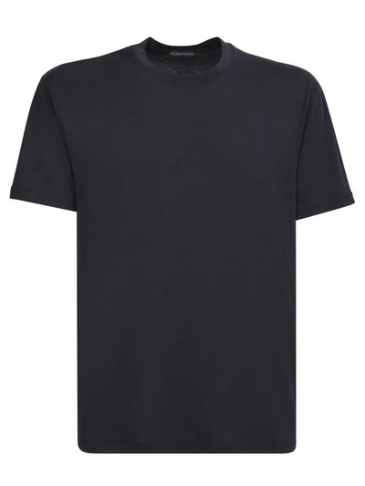 Tom Ford Black Lyocell T-shirt