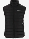 PALM ANGELS PALM ANGELS PADDED NYLON VEST WITH LOGO
