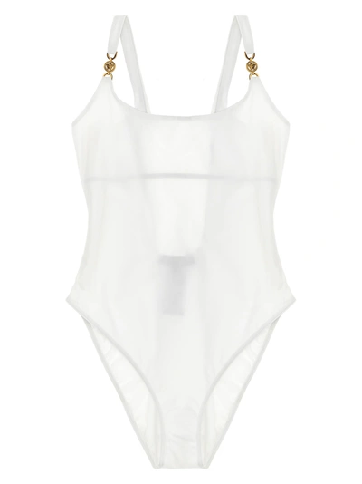 Versace Medusa Tech One-piece Swimsuit In Black