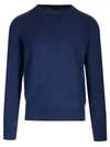 TOM FORD TOM FORD ROYAL-BLUE SWEATER