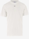 OFF-WHITE OFF-WHITE COTTON CROP T-SHIRT WITH LOGO