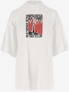 PALM ANGELS PALM ANGELS OVERSIZED T-SHIRT WITH GRAPHIC PRINT