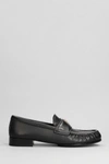 GIVENCHY GIVENCHY 4G LOAFER LOAFERS IN BLACK LEATHER