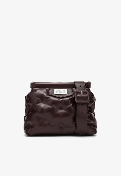 Maison Margiela Glam Slam Classique Medium Shoulder Bag In Burgundy