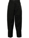 Lanvin Pantaloni Biker Affusolati In Black