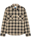 OFF-WHITE OFF-WHITE CHECKED FLANNEL SHIRT