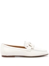 TOD'S TOD'S CHAIN MOTIF MOCCASIN