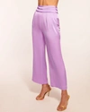 Ramy Brook Joss Cropped Wide Leg Pant In Mosaic Purple