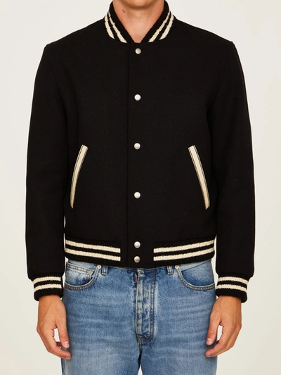 SAINT LAURENT SAINT LAURENT TEDDY BOMBER JACKET