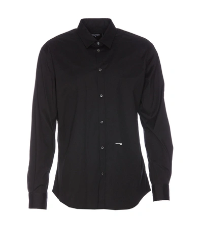 Dsquared2 Mini D2 Relaxed Shirt In Black