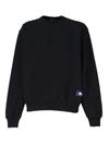 BURBERRY BURBERRY LOGO PATCH CREWNECK SWEATER