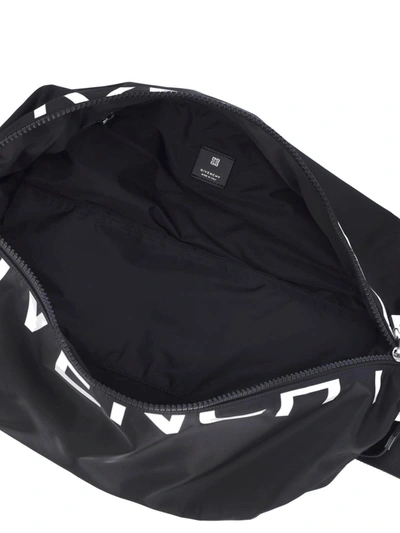 Givenchy Gzip Medium Backpack In Black White