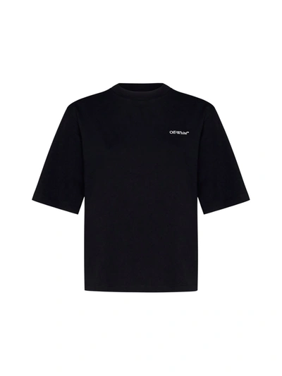 Off-white T-shirt In Black Multicolor