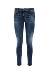 Dsquared2 Stretch Denim Jennifer Jeans In Blue