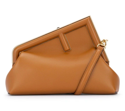 Fendi First Small Bag In Brown